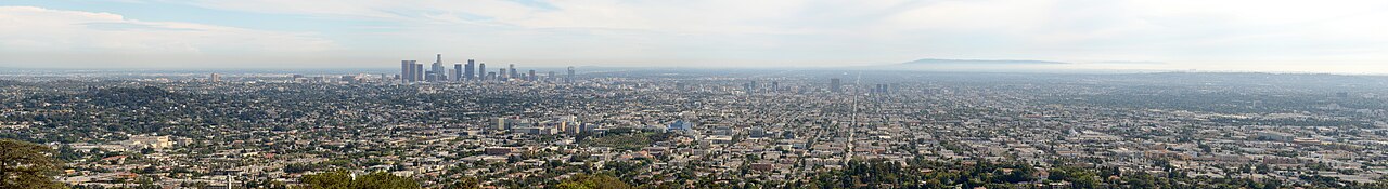 Los Angeles basin and mountains from the hills — Fresno SR22