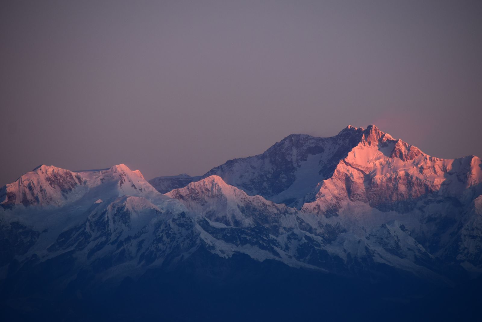 Mountain ridge at dusk — Ogden, Utah